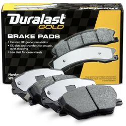 Jeep Renegade duralast Gold ceramic brake pads New