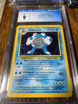 Poliwrath Base Set 2 Mint 9 