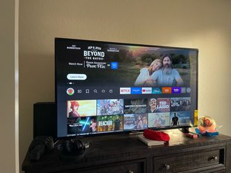 Flat Screen Smart TV with Fire TV Interface