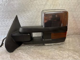 2015-2019 Sierra 2500 Silverado 3500 Right Pass Door Mirror PWR Fold/Heat/Signal OEM
