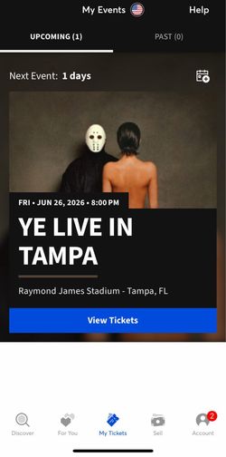 Kanye concert in Tampa