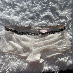 Victorias Secret Shortie Boyshort Panty Sexy Elastic Band Crochet Sheer Lace
