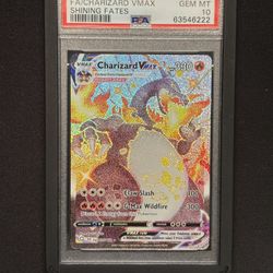 Shiny Charizard VMAX SV107 Shining Fates PSA 10
