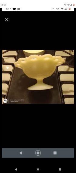 Anchor milk glass