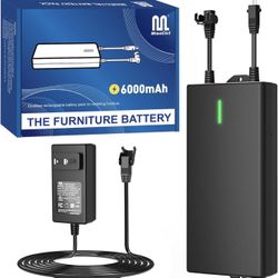 Universal Battery Pack for Reclining Furniture, ZBPOWER 6000mAh Wireless Couch Battery Pack Rechargeable for Power Recliner, Power Sofa, Sectional