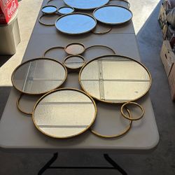 Glass Wall Decor 2 Separate Mirrors