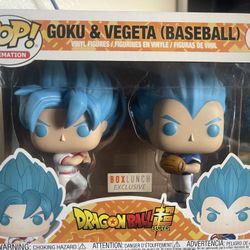 DBZ Funko Pop Goku and Vegeta Baseball 