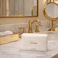 Cartier Guest Towels 36 Pack White Luxury Paper Napkins Made in Germany New 