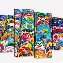 Creative Mexican Pottery Wall Art