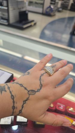 18k gold diamond ring