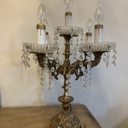 Vintage Chandelier Lamp 