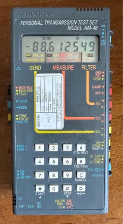 Ameritec Model AM-48 Personal Handheld Portable Transmission Test Set