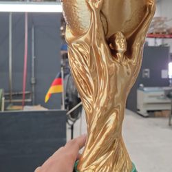 3D Printed World Cup Trophy.