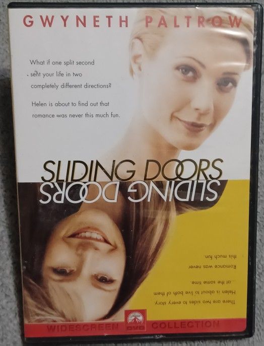 Sliding Doors Gwyneth Paltrow Romance Comedy Love DVD Movie Show
