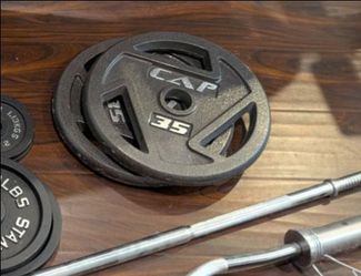 CAP 35 lb Olympic Weight Plates