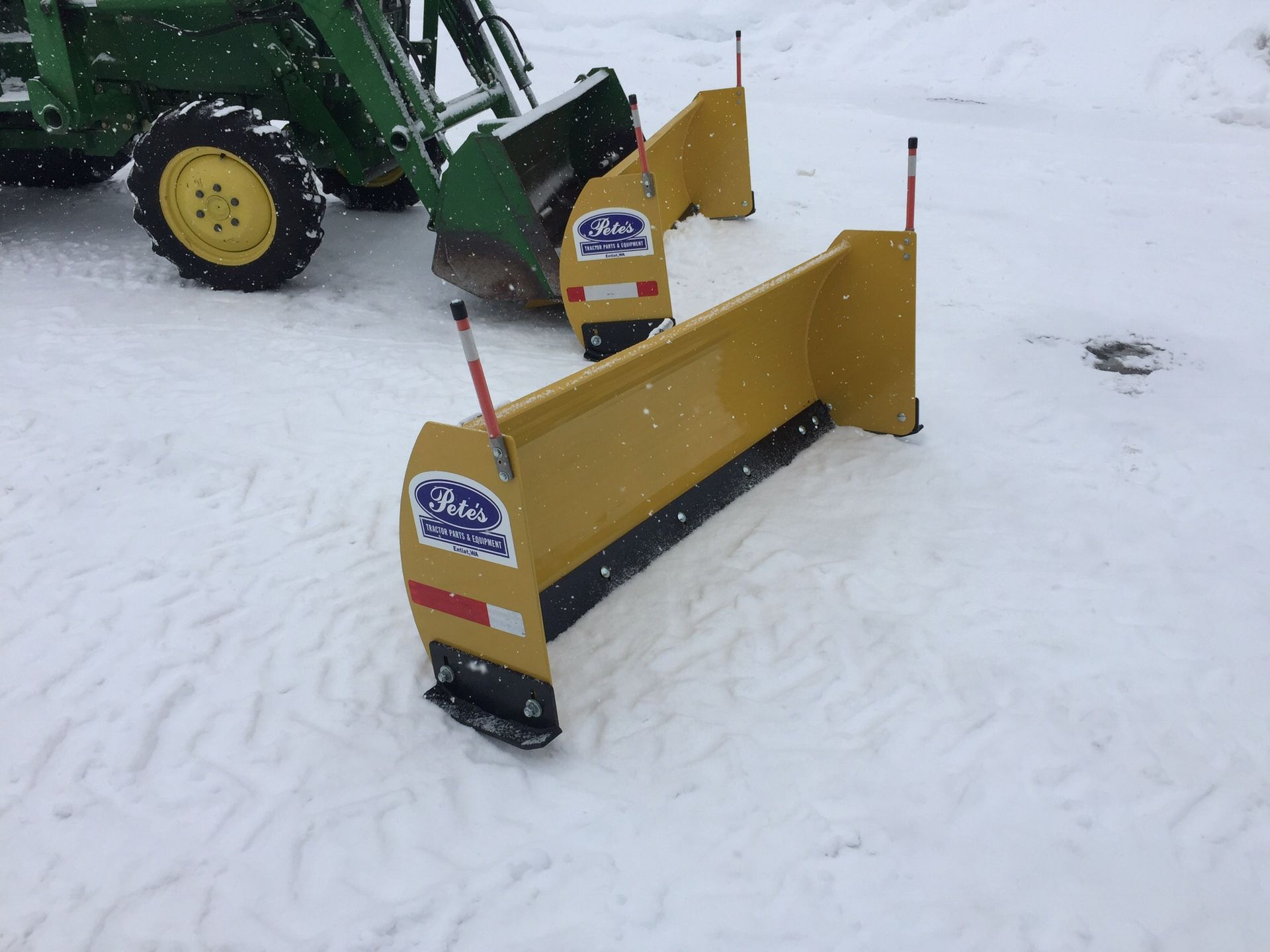 Quick attach snow blade. 5 footer snows coming! Get your order in now!