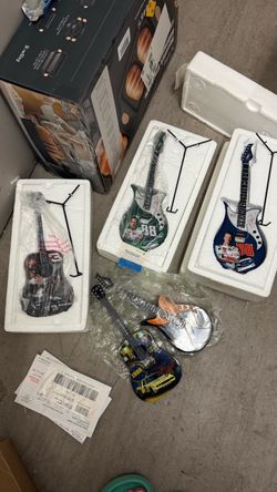 NASCAR Collectible Miniature Guitar Set