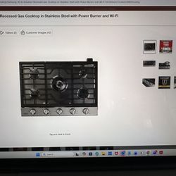 Brand New Samsung Gas Cooktop - Smart Cooktop