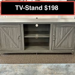 New Tv Stand  …… Starting At $198