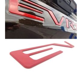 For 2019 2020 2021 2022 Chevrolet Silverado Tailgate Insert Letters 3D Raised Matte Red