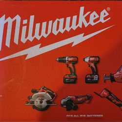 New Milwaukee M18 7 Tool Cordless Combo Kit $450 Firm Pickup Only 