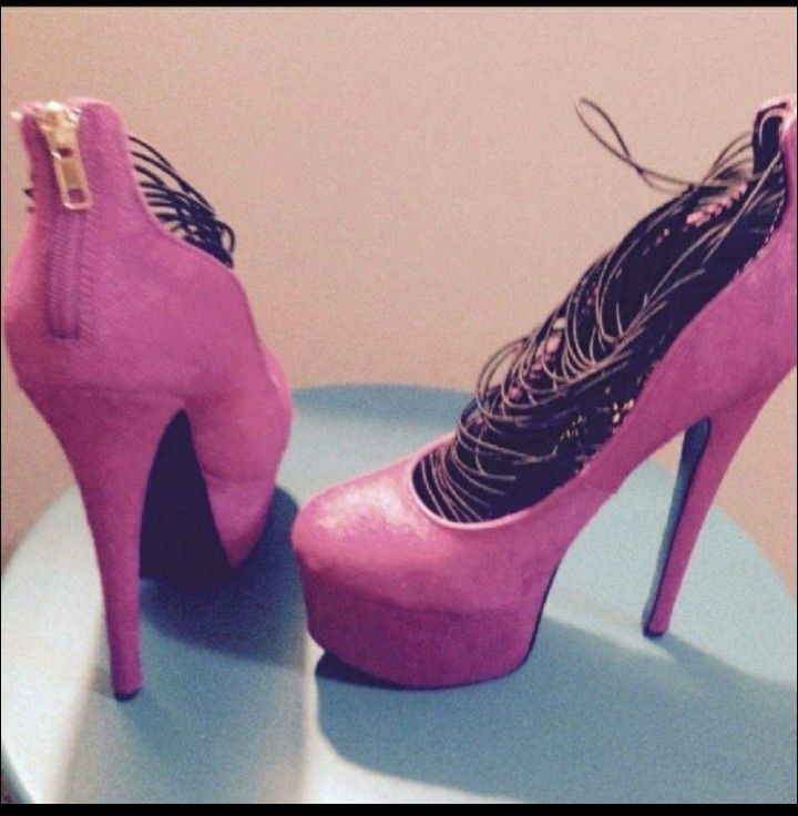 BRAND NEW London Trash Pink Stiletto Heels