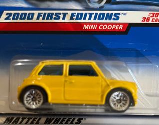 Hot Wheels Mini Cooper metal base 2000 first editions
