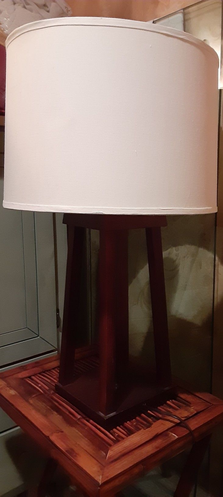 Wooden Vintage Lamp
