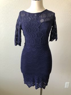 Carisa Rene Night Cap Mini Dress Size 2- purple