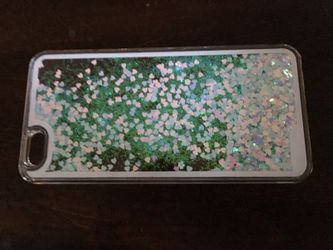 Pink and white heart iPhone 6S Plus case