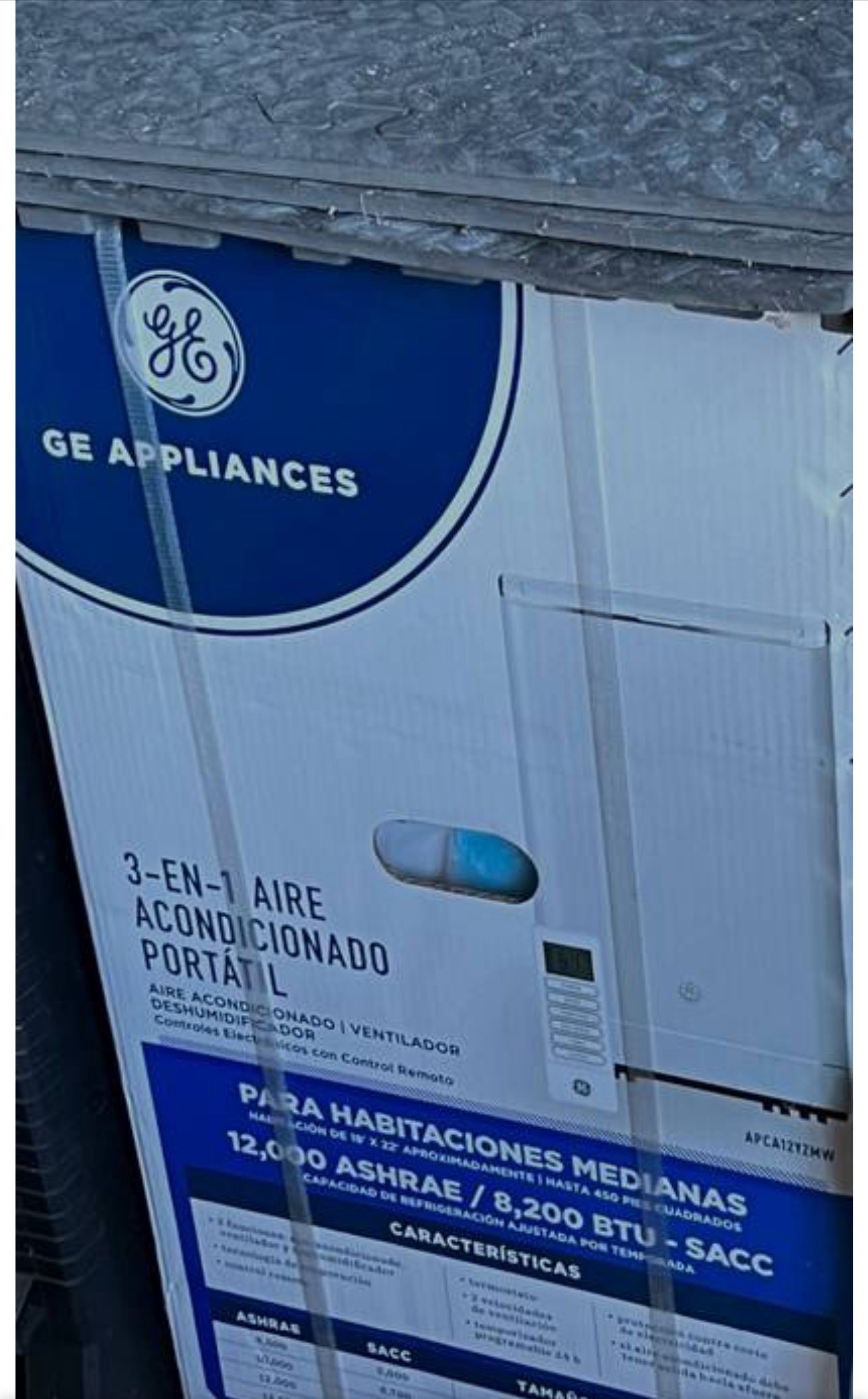 GE 12000 BTU portable air conditioner Unit NIB