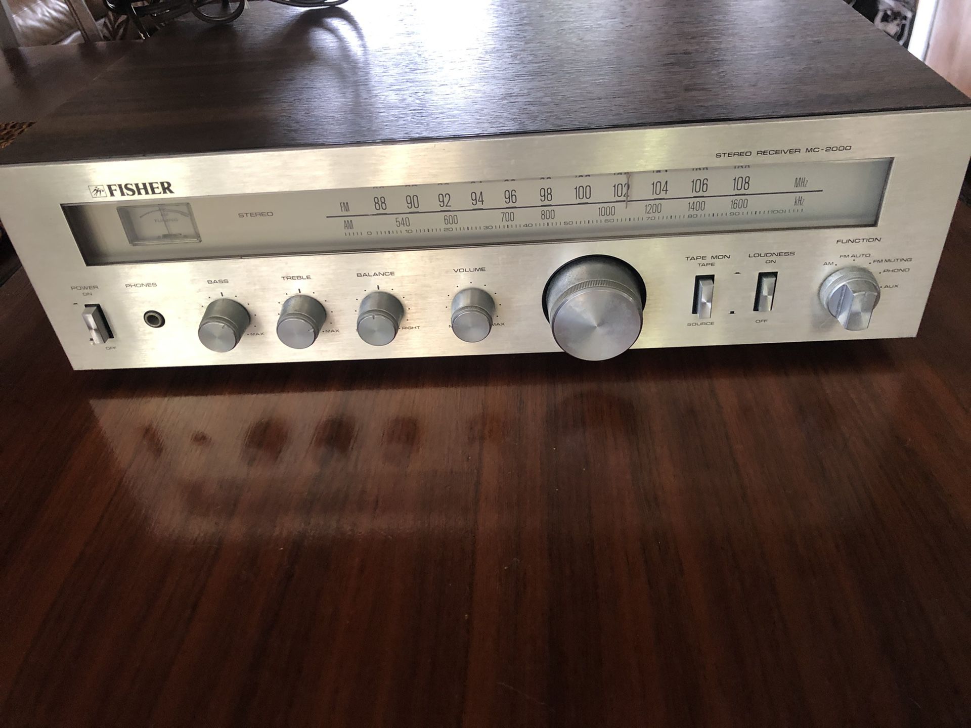Fisher Stereo receiver MC -2000