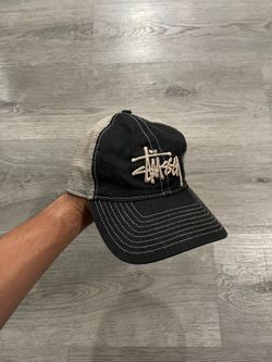 Stussy X New Era 9TWENTY Basic Black/Dark Grey Trucker Cap