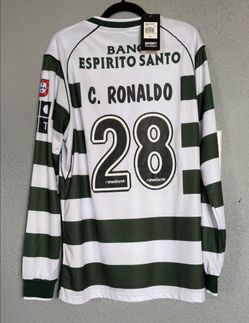 Sporting CP C. Ronaldo #28 Long Sleeve Jersey Size L