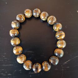 Tiger's Eye Bead Bracelet 