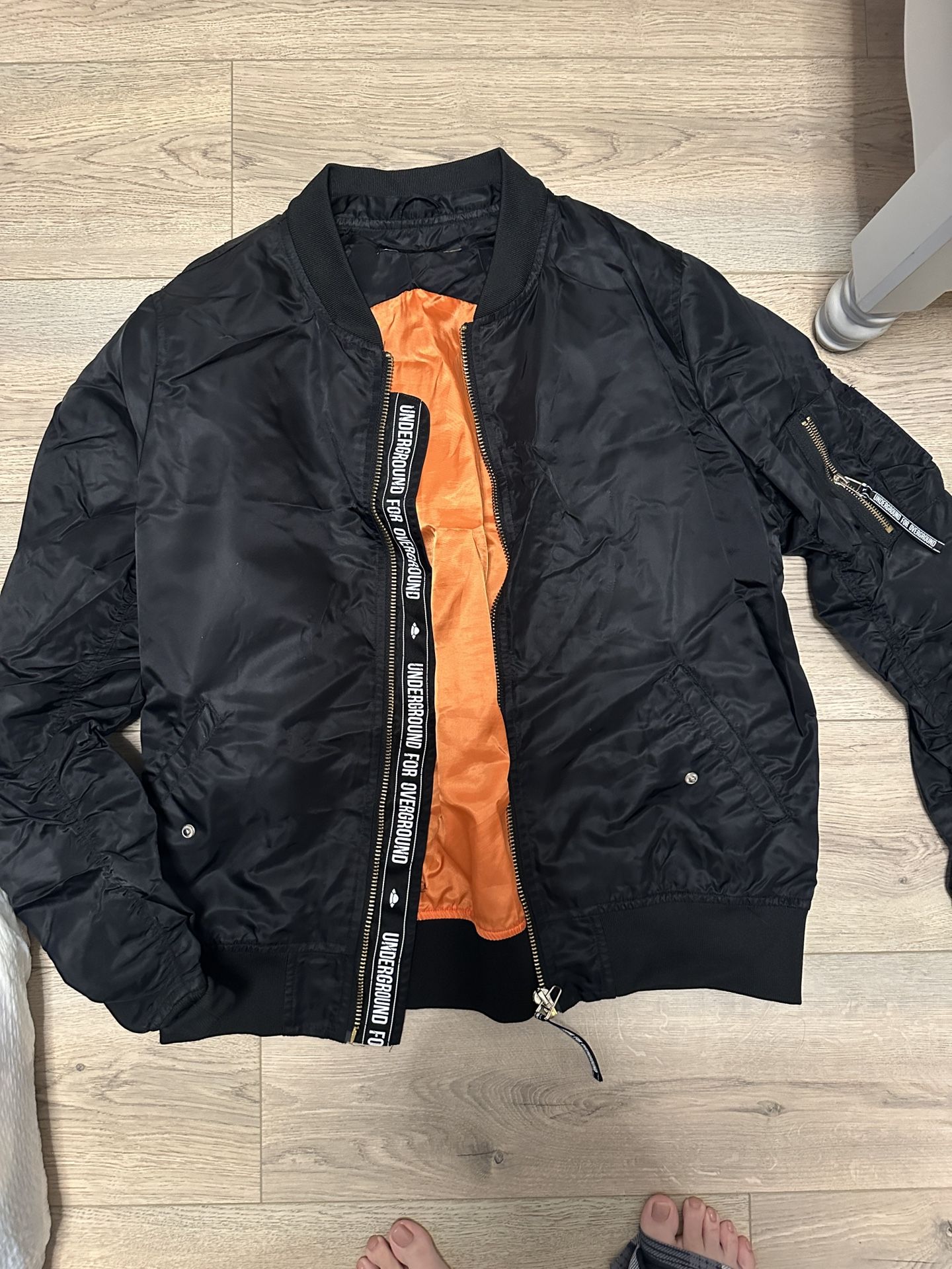 Black Bomber Jacket