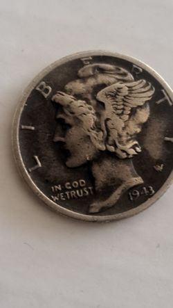 1943 D Error Mercury Dime 