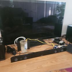 Samsung TV + Sound Bar + Amazon Firestick 