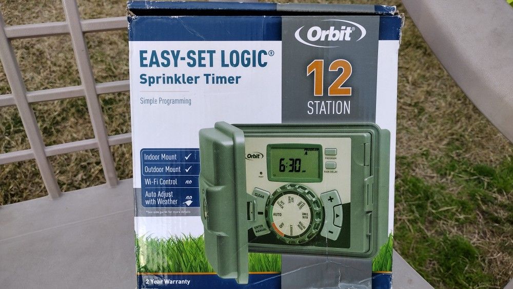 Orbit 57900 12-Station Outdoor Swing Panel Sprinkler System Timer