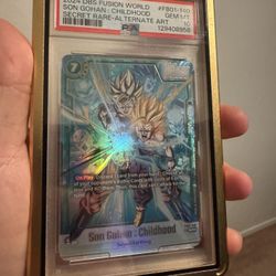 2024 DBS Fusion World – Son Gohan: Childhood (FB01-140) Secret Rare – Alternate Art PSA 10 GEM MINT
