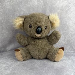 VTG Mervyns Playful Pals Koala Bear Hand Puppet Plush Stuffed Animal 10” Toy