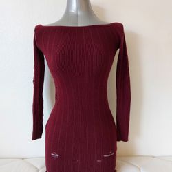 Brand NEW Burgundy Minidress (Forever 21)