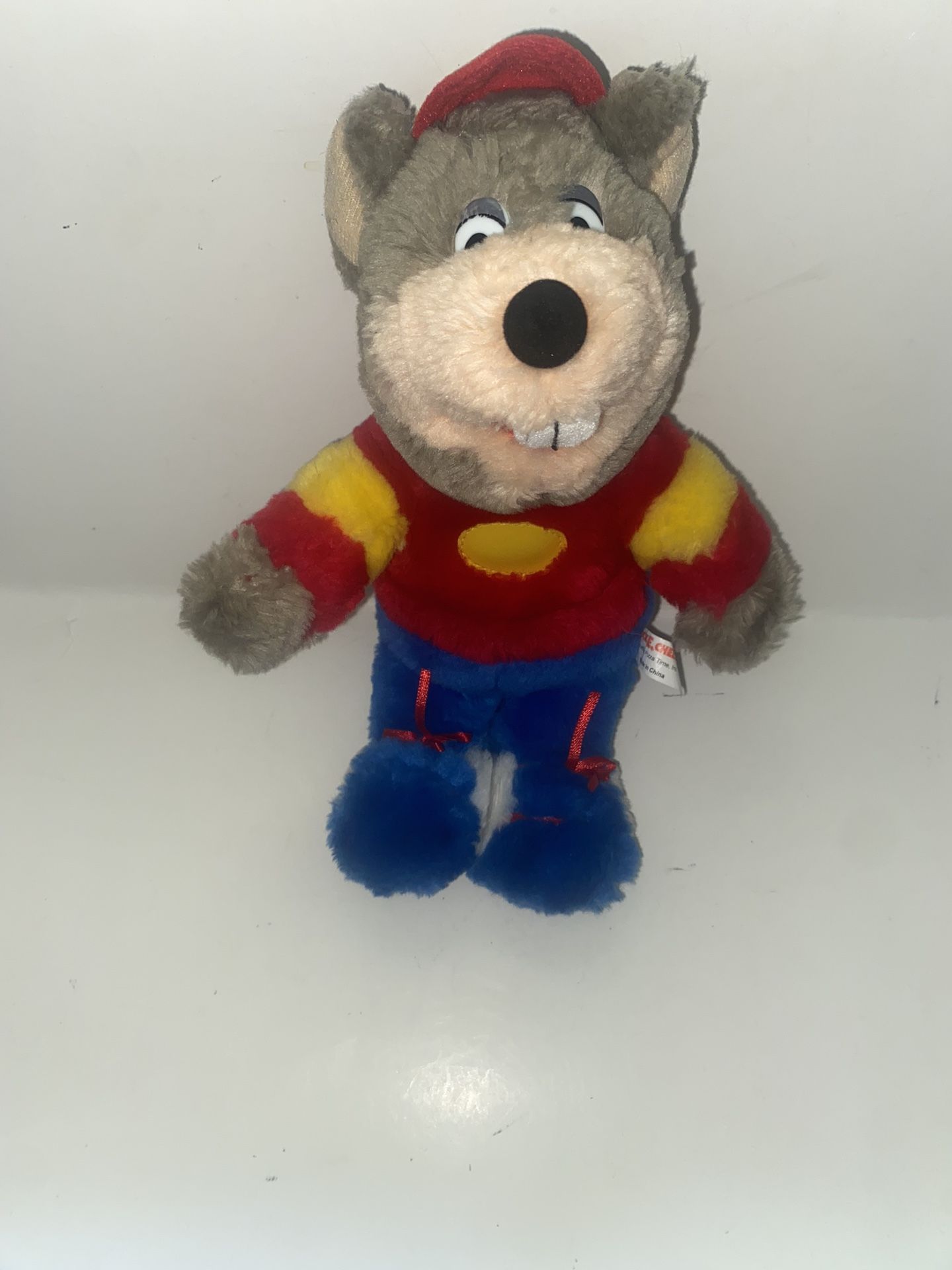 Chuck E. cheese stuffed plush toy 1996