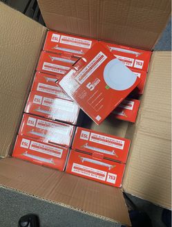 ESL LED Slim Downlight 6" Wafer Series – Lot of 12