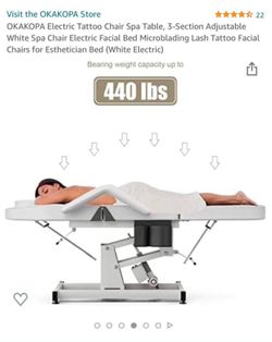 Electric - Massage Table, Facial, Lash, Eyebrow, Tattoo, Microblading Massage Bed