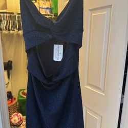 Blue Windsor Dress