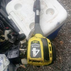 Ryobi S430 4 Cycle Weed Eater Runs Good Only $40........