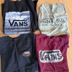 Men Clothes Vans Short Sleeve Shirts Size Medium $4 Each
