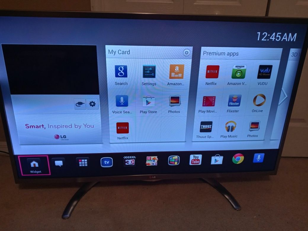 50 inch LG smart tv with 3d