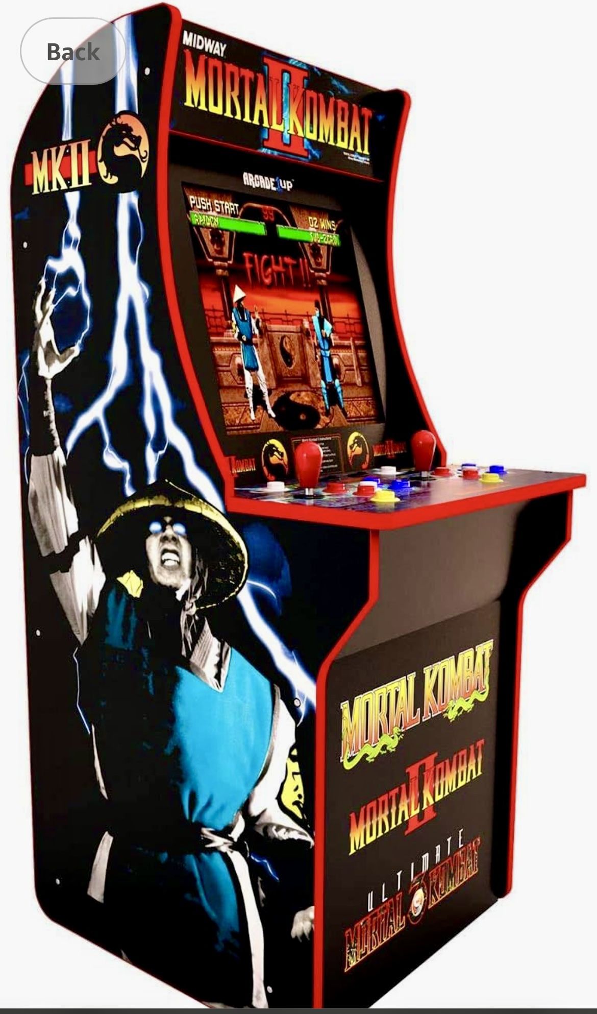 Mortal Kombat Arcade1up w/ Riser